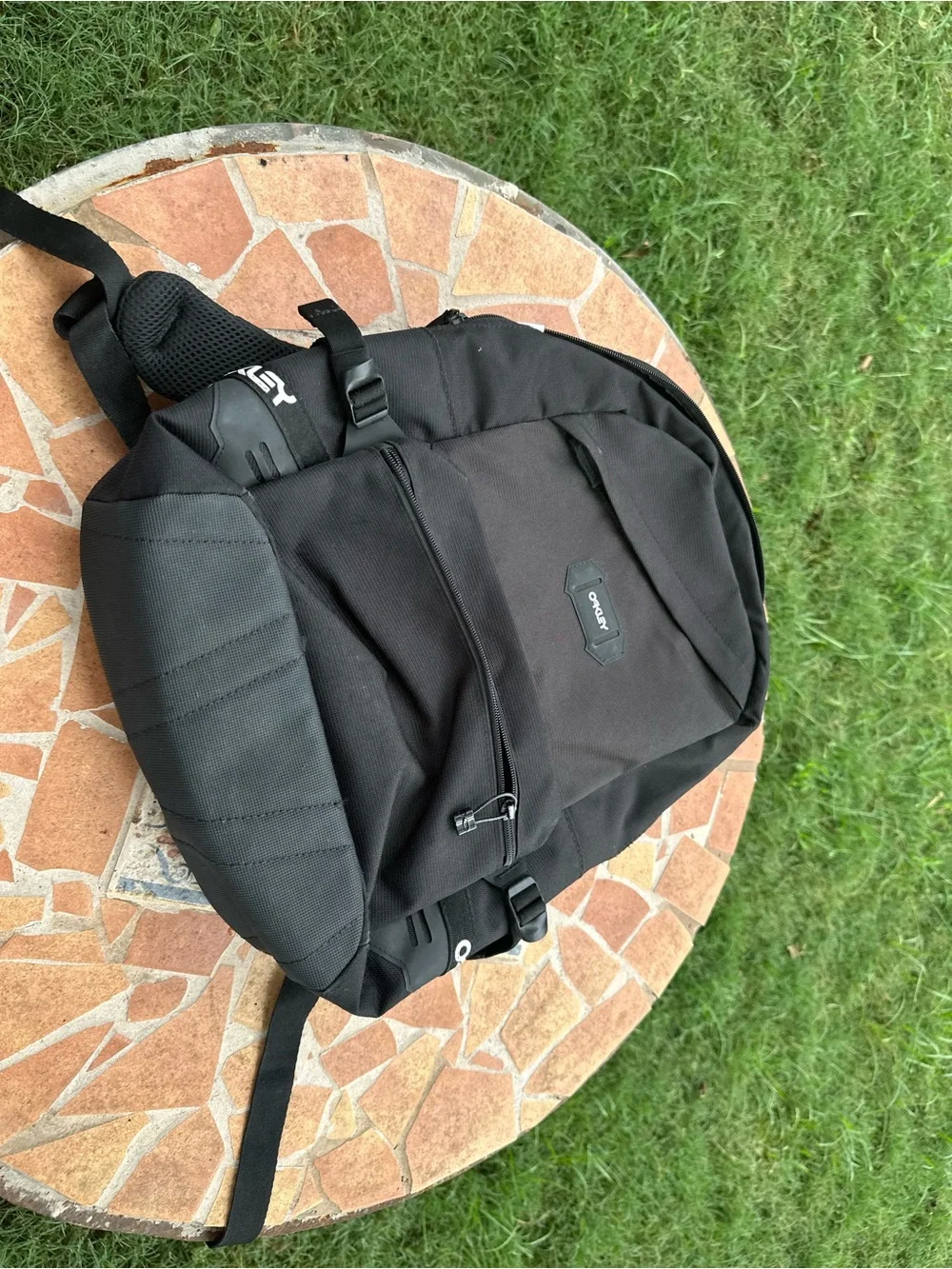 Oakley Black Commuter Backpack with Front Zip Pocket